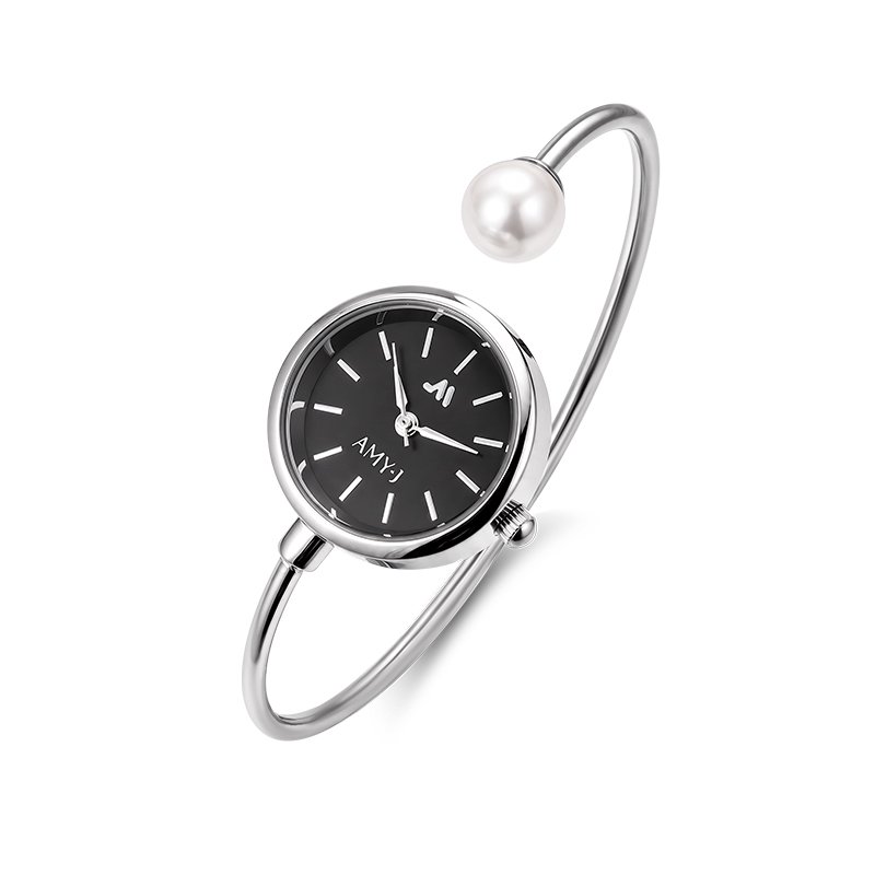 Beaded open bracelet watch - Image 2