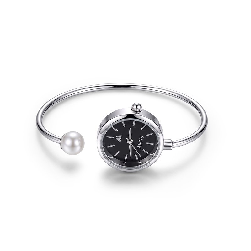 Beaded open bracelet watch - Image 3